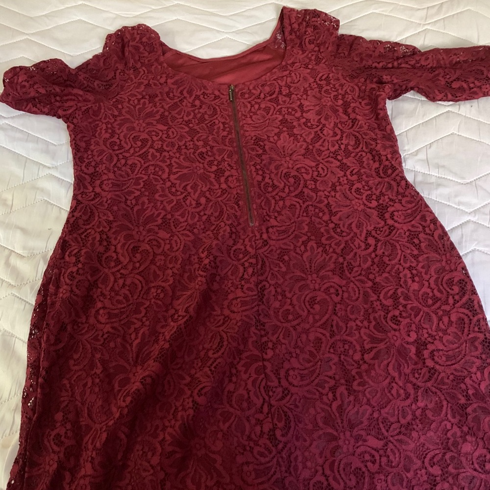 Red Lace Dress